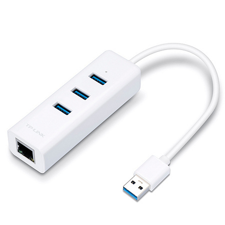 TP-LINK "UE330" USB 3.0 3-Port Hub & Gigabit Ethernet Adapter