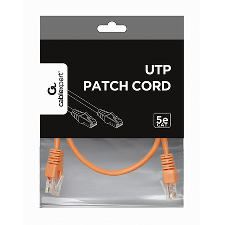 0.5m, Patch Cord Orange, PP12-0.5M/O, Cat.5E, Cablexpert, molded strain relief 50u" plugs 0.5m, Patch Cord Orange, PP12-0.5M/O, Cat.5E, Cablexpert, molded strain relief 50u" plugs