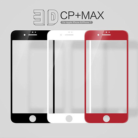 Защитное стекло Nillkin iPhone 7/8/SE 2020 3D CP+ Max - Tempered Glass, Белый