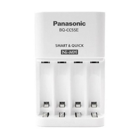 Panasonic "Smart-Quick" Charger 4-pos AA/AAA, BQ-CC55E Panasonic "Smart-Quick" Charger 4-pos AA/AAA, BQ-CC55E