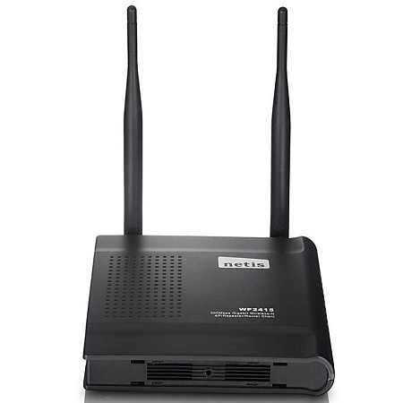 Wi-Fi N Netis Router, "WF2415", 300Mbps, Gbit Ports, 2x5dBi Fixed Antennas