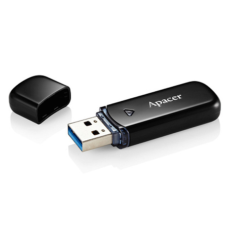 32GB USB3.1 Flash Drive Apacer "AH355", Black, Classic Cap (AP32GAH355B-1) 32GB USB3.1 Flash Drive Apacer "AH355", Black, Classic Cap (AP32GAH355B-1)