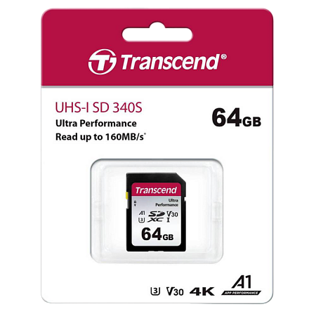 ..64GB SDXC Card (Class 10) UHS-I , U3, Transcend 340S "TS64GSDC340S" (R/W:160/50MB/s) ..64GB SDXC Card (Class 10) UHS-I , U3, Transcend 340S "TS64GSDC340S" (R/W:160/50MB/s)