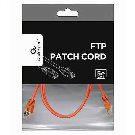 2m, FTP Patch Cord Red, PP22-2M/R, Cat.5E, Cablexpert, molded strain relief 50u" plugs 2m, FTP Patch Cord Red, PP22-2M/R, Cat.5E, Cablexpert, molded strain relief 50u" plugs