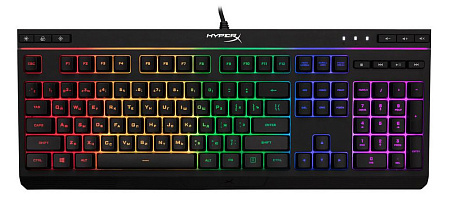 Gaming Keyboard HyperX Alloy Core RGB, Membrane, Media Control, Solid frame, 5 Zones RGB, Spill resi Gaming Keyboard HyperX Alloy Core RGB, Membrane, Media Control, Solid frame, 5 Zones RGB, Spill resi