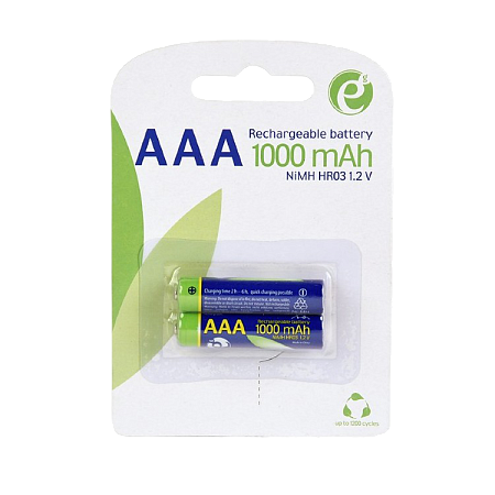 AAA 1000mAh, Blister*2, Energenie, Ni-MH, EG-BA-AAA10-01 AAA 1000mAh, Blister*2, Energenie, Ni-MH, EG-BA-AAA10-01