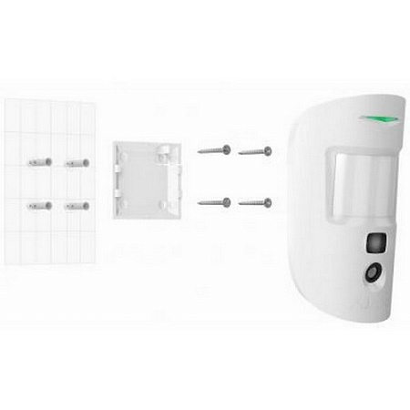 Ajax Wireless Security Motion Detector with Photo "MotionCam", White
