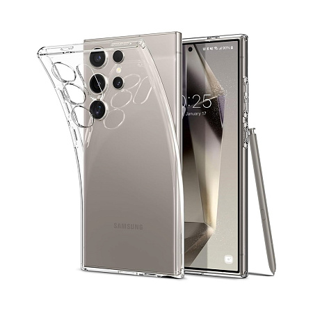 WOO Case Soft TPU Samsung Galaxy S24 Ultra, Clear WOO Case Soft TPU Samsung Galaxy S24 Ultra, Clear