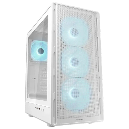 Компьютерный корпус Cougar Airface Pure PRO White, Midi-Tower, Без блока питания, Белый Компьютерный корпус Cougar Airface Pure PRO White, Midi-Tower, Без блока питания, Белый