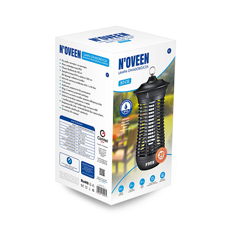 NOVEEN Insect killer lamp IKN18 IPX4 professional lampion, area up to 100 m2 NOVEEN Insect killer lamp IKN18 IPX4 professional lampion, area up to 100 m2