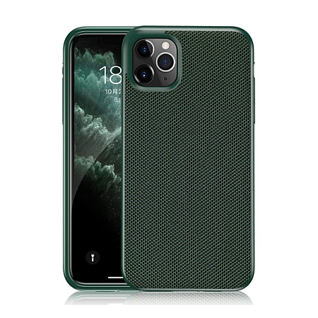 Helmet Case TPU Nylon Series iPhone 11 Pro Max, Green Helmet Case TPU Nylon Series iPhone 11 Pro Max, Green
