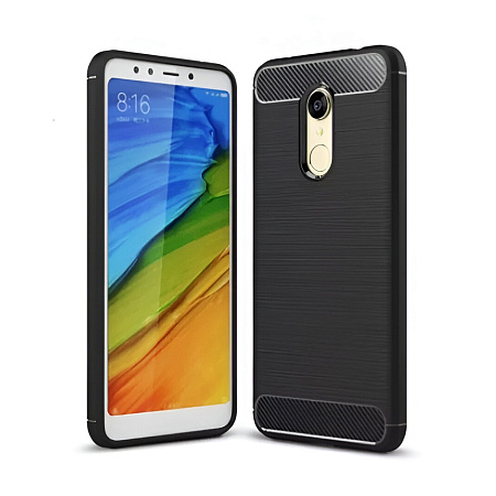 Helmet Case Carbon Xiaomi Redmi 5 Plus, Black Helmet Case Carbon Xiaomi Redmi 5 Plus, Black