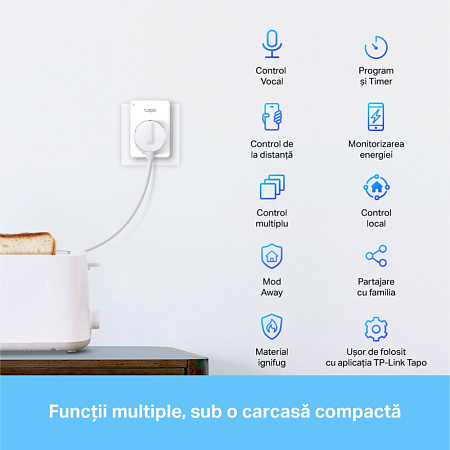 TP-LINK "Tapo P110" Wi-Fi Smart Power socket with Energy Monitoring TP-LINK "Tapo P110" Wi-Fi Smart Power socket with Energy Monitoring