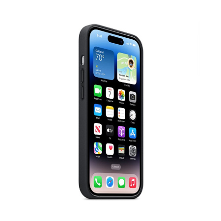 Case Original Leather with MagSafe for iPhone 14 Pro, Midnight