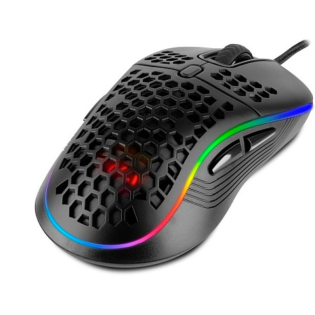Gaming Mouse SVEN RX-G860, 200-12800 dpi, 8 buttons, 116g., Ambidextrous, Programmable, RGB, Honeyco Gaming Mouse SVEN RX-G860, 200-12800 dpi, 8 buttons, 116g., Ambidextrous, Programmable, RGB, Honeyco