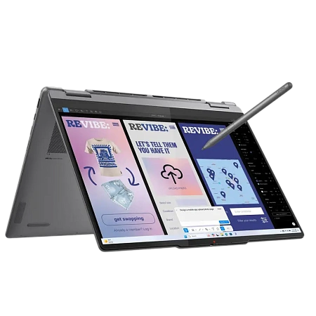 Ноутбук 14" Lenovo Yoga 7 2-in-1 14ILL10, Luna Grey, Intel Core Ultra 7 256V, 16Гб/512Гб, Без ОС Ноутбук 14" Lenovo Yoga 7 2-in-1 14ILL10, Luna Grey, Intel Core Ultra 7 256V, 16Гб/512Гб, Без ОС