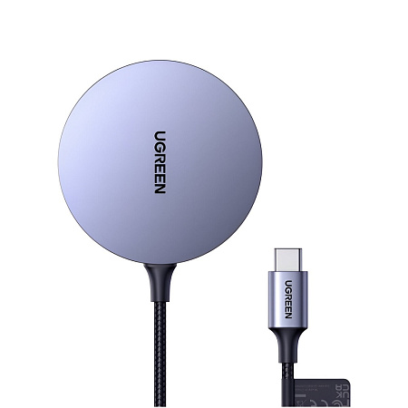 UGREEN Wireless Magnetic Charger for iPhone 15W CD245, Grey