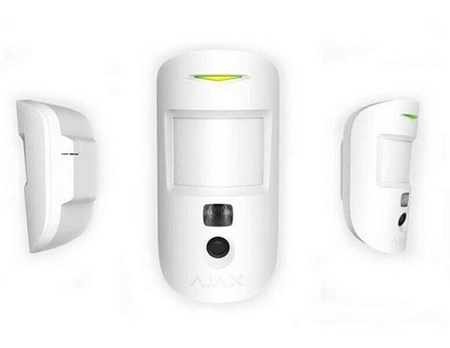 Ajax Wireless Security Motion Detector with Photo "MotionCam", White