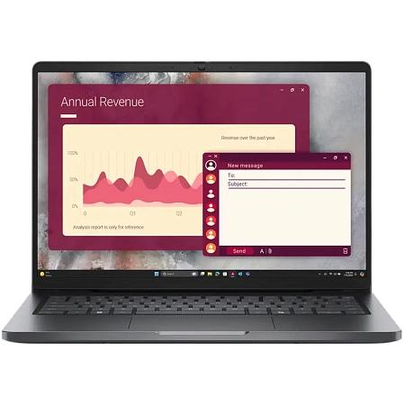 Ноутбук для бизнеса 14" DELL Pro 14 PC14250, Magnetite, Intel Core 5 120U, 16Гб/512Гб, Linux Ubuntu Ноутбук для бизнеса 14" DELL Pro 14 PC14250, Magnetite, Intel Core 5 120U, 16Гб/512Гб, Linux Ubuntu