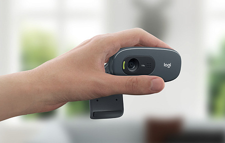 Camera Logitech C270, 720p, 0.9/3 MP, FoV: 60°, Fixed focus, Mono mic, 1.5m Camera Logitech C270, 720p, 0.9/3 MP, FoV: 60°, Fixed focus, Mono mic, 1.5m
