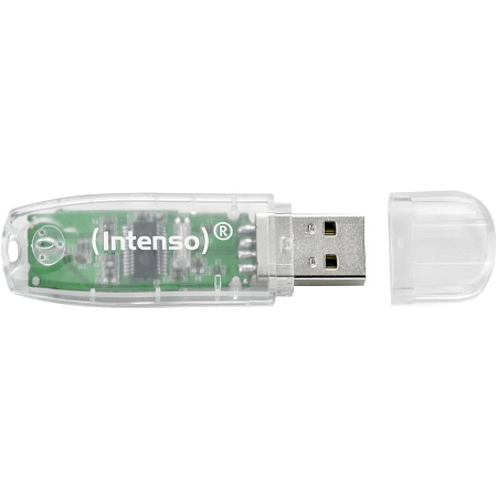 Intenso® USB Drive 2.0 Rainbow Line 32 GB, Transparent Intenso® USB Drive 2.0 Rainbow Line 32 GB, Transparent