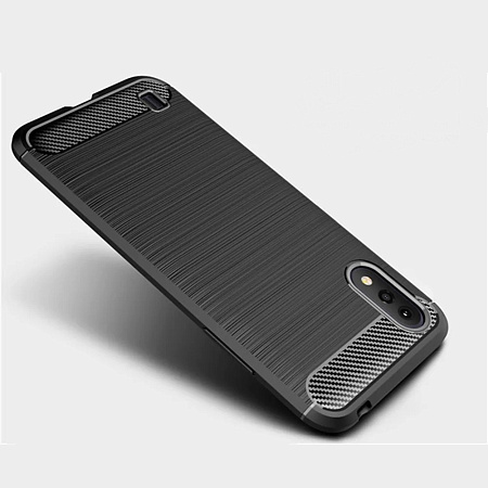 Helmet Case Carbon Samsung A01, Black