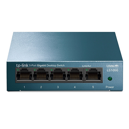 Сетевой коммутатор TP-LINK LS105G, 5x 10/100/1000 Мбит/с