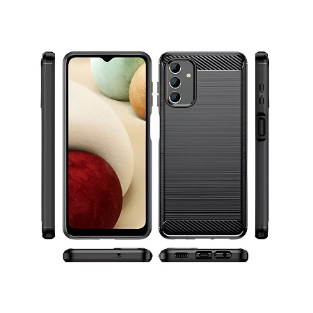 Helmet Case Carbon Samsung A13, Black Helmet Case Carbon Samsung A13, Black