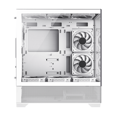 Case ATX GAMEMAX Vista AW, w/o PSU, 0.6mm, 6x120mm ARGB, ARGB Hub, RC, Front&Side Tempered Glass, 1x Case ATX GAMEMAX Vista AW, w/o PSU, 0.6mm, 6x120mm ARGB, ARGB Hub, RC, Front&Side Tempered Glass, 1x