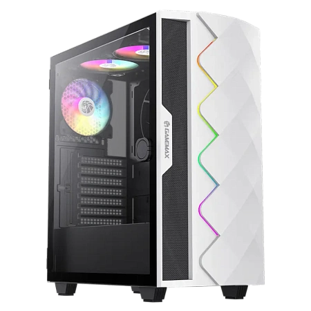 Компьютерный корпус Gamemax Diamond CP WT, Midi-Tower, Без блока питания, Белый Компьютерный корпус Gamemax Diamond CP WT, Midi-Tower, Без блока питания, Белый