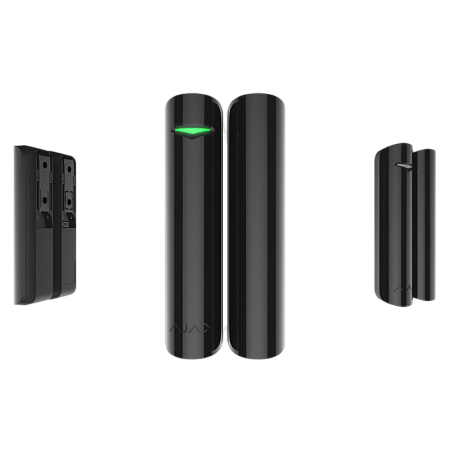 Ajax Wireless Security Opening Detector "DoorProtect Plus", Black, Accelerometer Ajax Wireless Security Opening Detector "DoorProtect Plus", Black, Accelerometer