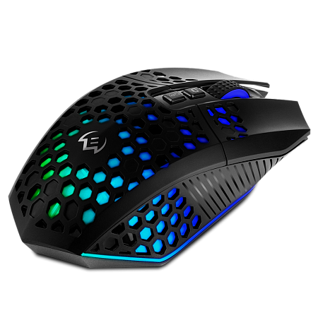 Gaming Wireless Mouse SVEN RX-G940W, 800-3600 dpi, 7 buttons, 98g., Ambidextrous, Silent, RGB, 600mA