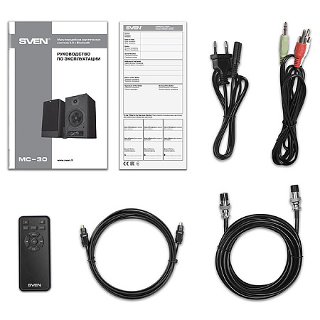Speakers SVEN "MC-30" Black, 200w, Bluetooth, Remote Control, 3.5mm jack Speakers SVEN "MC-30" Black, 200w, Bluetooth, Remote Control, 3.5mm jack
