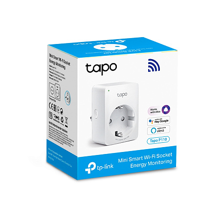 TP-LINK "Tapo P110" Wi-Fi Smart Power socket with Energy Monitoring TP-LINK "Tapo P110" Wi-Fi Smart Power socket with Energy Monitoring