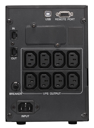 UPS PowerCom SPT-2000, 2000VA/1600W, Smart Line Interactive, Pure Sinewave, LCD, AVR, USB, SNMP, 8xI