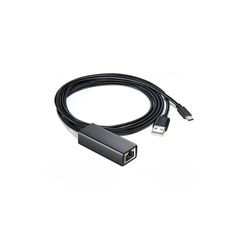UGREEN Adapter for Chromecast Micro USB to Ethernet, Black UGREEN Adapter for Chromecast Micro USB to Ethernet, Black