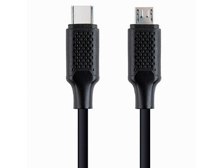 Кабель для зарядки и синхронизации Cablexpert CC-USB2-CMMBM-1.5M, USB Type-C/micro-USB, 1,5м, Чёрный