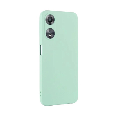 Helmet Case Liquid Silicone Oppo A58, Green Helmet Case Liquid Silicone Oppo A58, Green