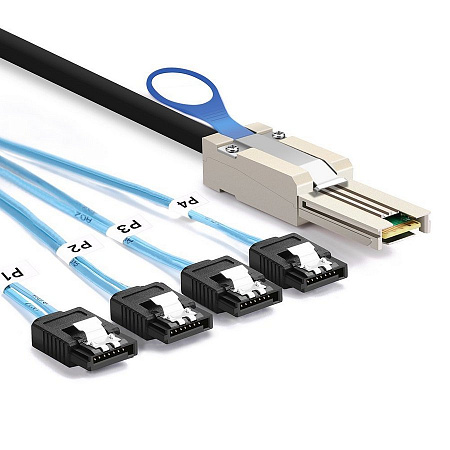 RAID Cable SFF-8088 TO 4x SATA, 1m RAID Cable SFF-8088 TO 4x SATA, 1m