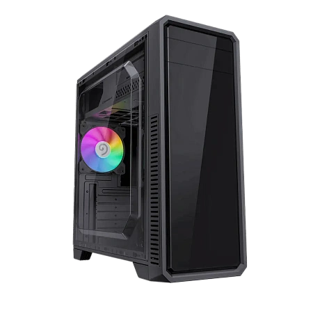 Компьютерный корпус Gamemax G561E-BK, Midi-Tower, Без блока питания, Чёрный Компьютерный корпус Gamemax G561E-BK, Midi-Tower, Без блока питания, Чёрный