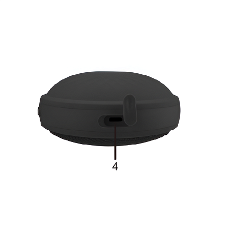 Helmet Bluetooth Speaker (5W) W8025, Black