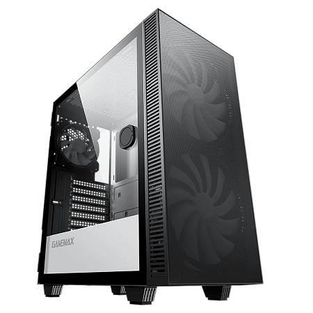 Case ATX GAMEMAX Aero, w/o PSU, 0.5mm, 2x200mm & 1x120mm ARGB fans, ARGB+PWM Hub, Front Mesh, TG, DF Case ATX GAMEMAX Aero, w/o PSU, 0.5mm, 2x200mm & 1x120mm ARGB fans, ARGB+PWM Hub, Front Mesh, TG, DF