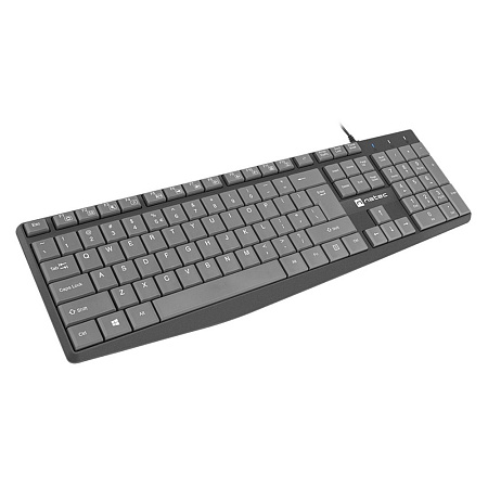 Natec Keyboard Nautilus Slim, US Layout Natec Keyboard Nautilus Slim, US Layout
