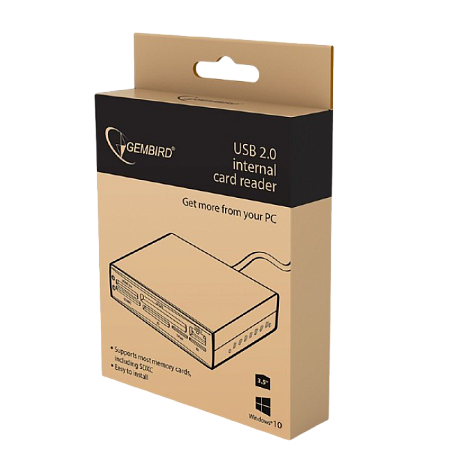 3.5" Card Reader Internal Gembird FDI2-ALLIN1-02-B, MS/MS Duo/SD/MMC/ XD/ CF/CFII/T-Flash,M2/USB 2.0 3.5" Card Reader Internal Gembird FDI2-ALLIN1-02-B, MS/MS Duo/SD/MMC/ XD/ CF/CFII/T-Flash,M2/USB 2.0