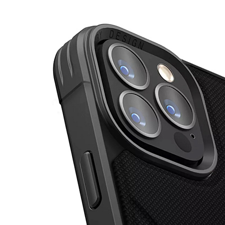 Uniq Case Hybrid Magclick Charging Transforma for iPhone 15 Pro Max, Black Uniq Case Hybrid Magclick Charging Transforma for iPhone 15 Pro Max, Black