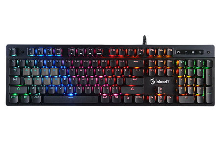 Gaming Keyboard Bloody B500N, Mecha-Like, Tackile SW, Game Mode, Macro, Fn keys, Spill-resistant, Ne Gaming Keyboard Bloody B500N, Mecha-Like, Tackile SW, Game Mode, Macro, Fn keys, Spill-resistant, Ne