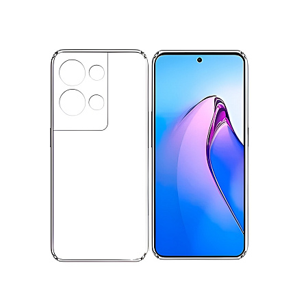 Helmet Case TPU Soft Oppo Reno 8, Clear Helmet Case TPU Soft Oppo Reno 8, Clear