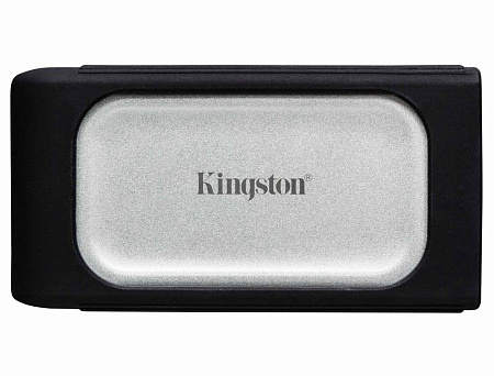 1.0TB Kingston External Portable SSD XS2000 Silver, USB-C 3.2 (69.5x32.6x13.5mm, 28.9g, R/W:2K/2K MB 1.0TB Kingston External Portable SSD XS2000 Silver, USB-C 3.2 (69.5x32.6x13.5mm, 28.9g, R/W:2K/2K MB