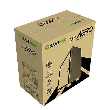 Case ATX GAMEMAX Aero, w/o PSU, 0.5mm, 2x200mm & 1x120mm ARGB fans, ARGB+PWM Hub, Front Mesh, TG, DF Case ATX GAMEMAX Aero, w/o PSU, 0.5mm, 2x200mm & 1x120mm ARGB fans, ARGB+PWM Hub, Front Mesh, TG, DF