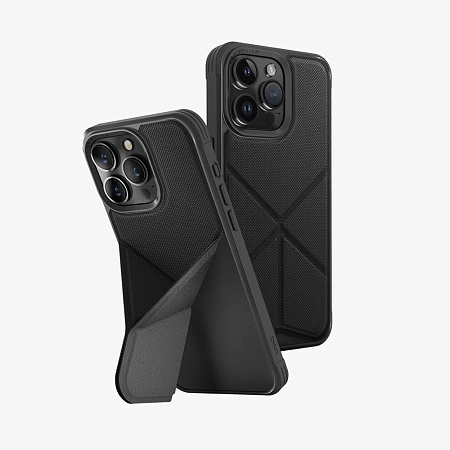 Uniq Case Hybrid Magclick Charging Transforma for iPhone 15 Pro, Black Uniq Case Hybrid Magclick Charging Transforma for iPhone 15 Pro, Black